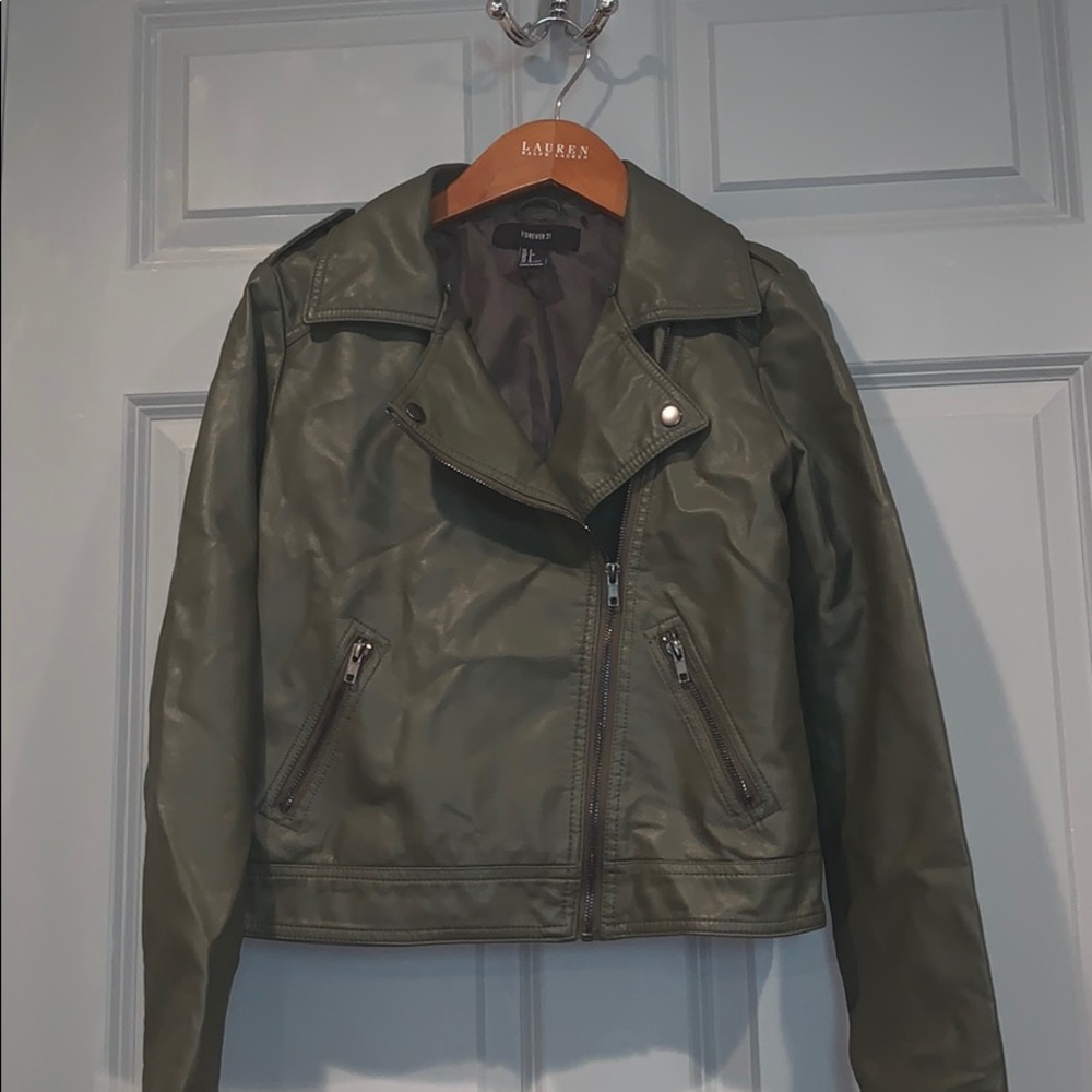 Forever 21 Faux Leather Moto Jacket